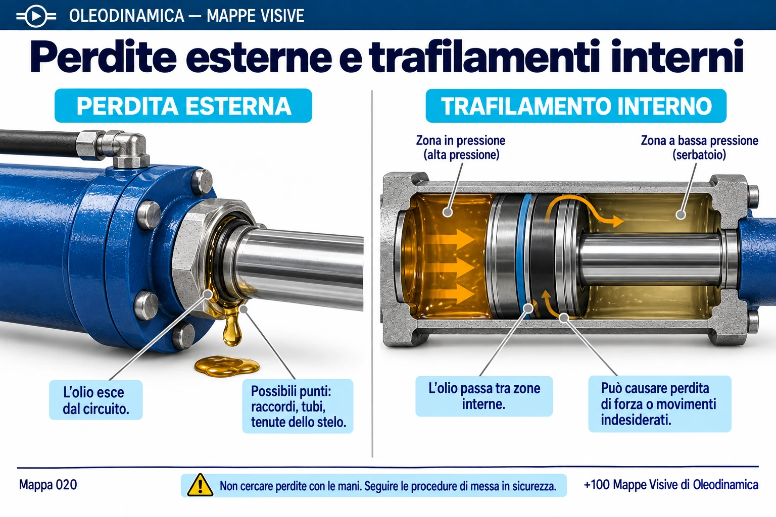Mappa 020 — Perdite esterne e trafilamenti interni